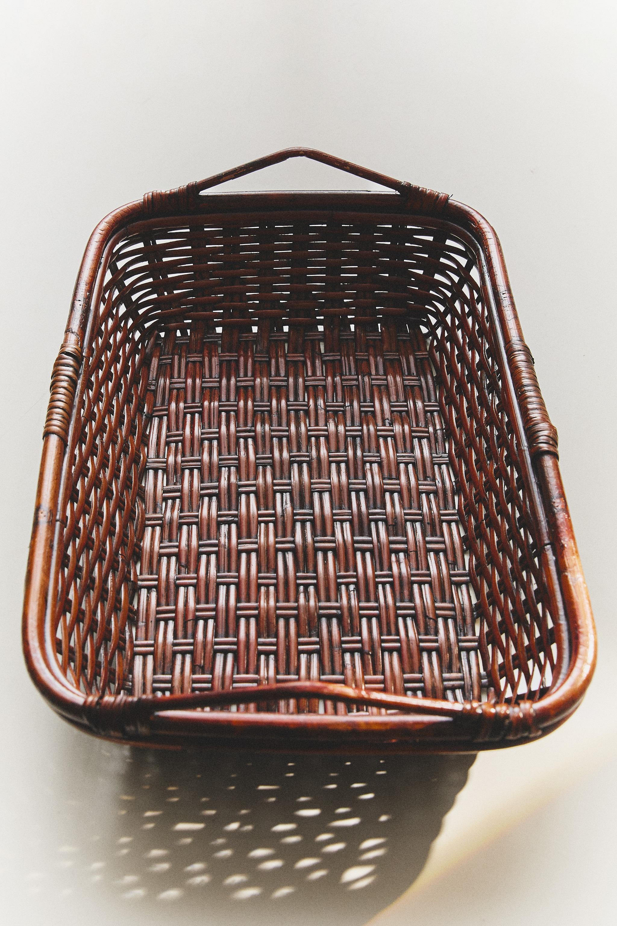 RATTAN FRUIT BASKET